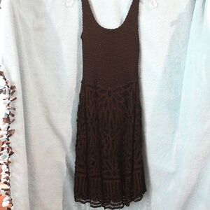 BASIX- BLACK COCKTAIL DRESS  (M)